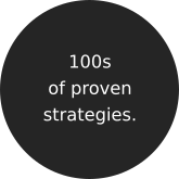 100s of proven strategies